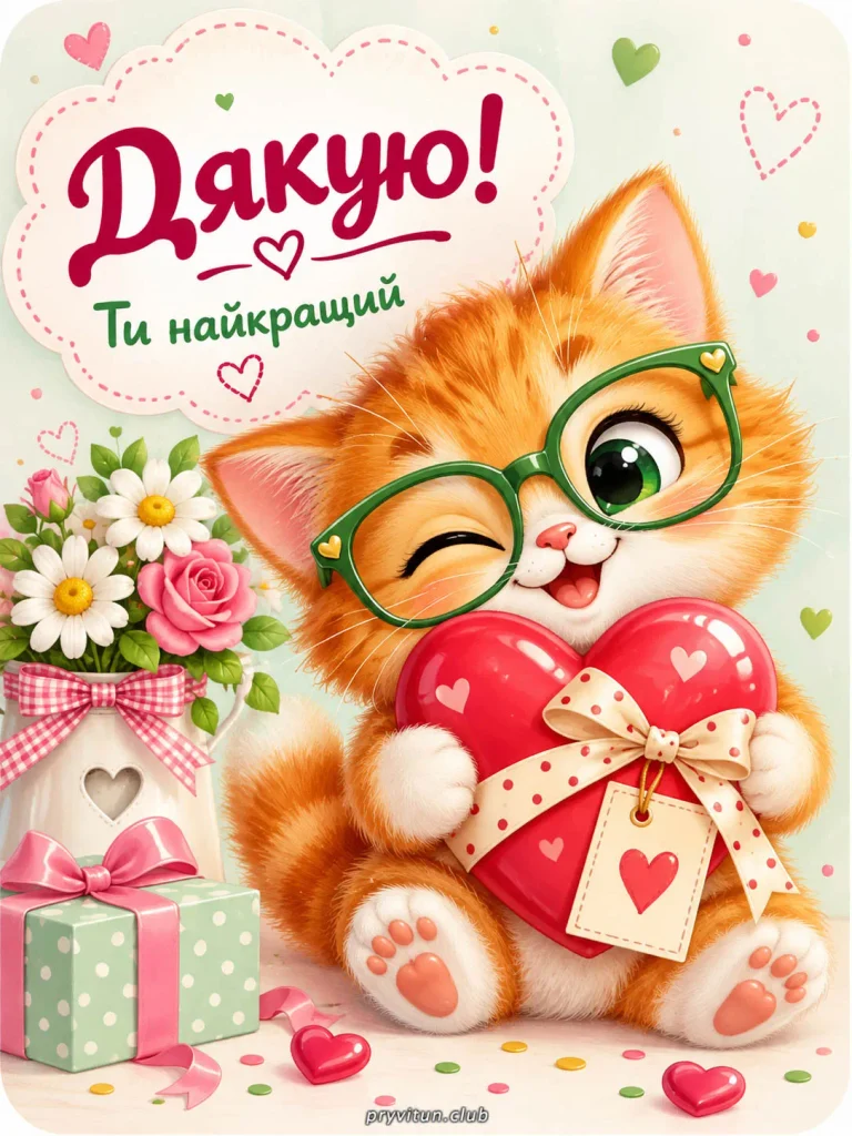 Від усього серця дякую