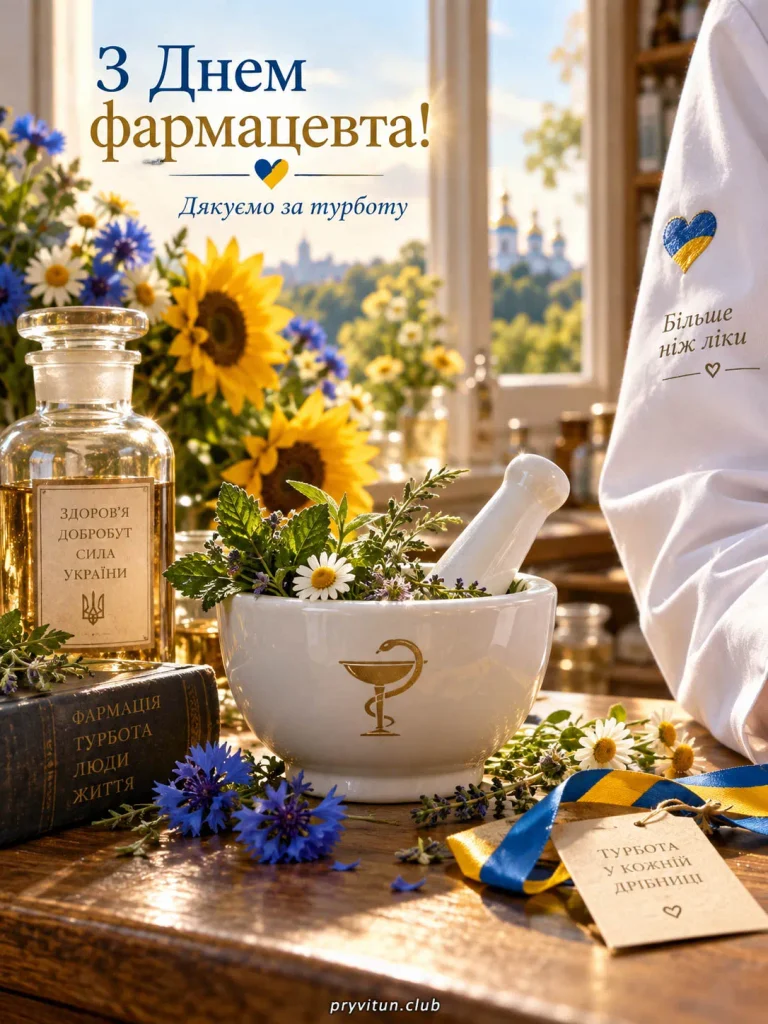 Вітаємо фармацевтів зі святом