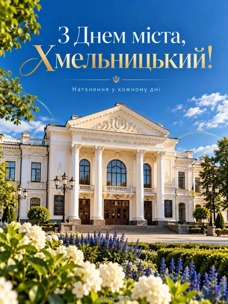 Вітаємо хмельничан з Днем міста