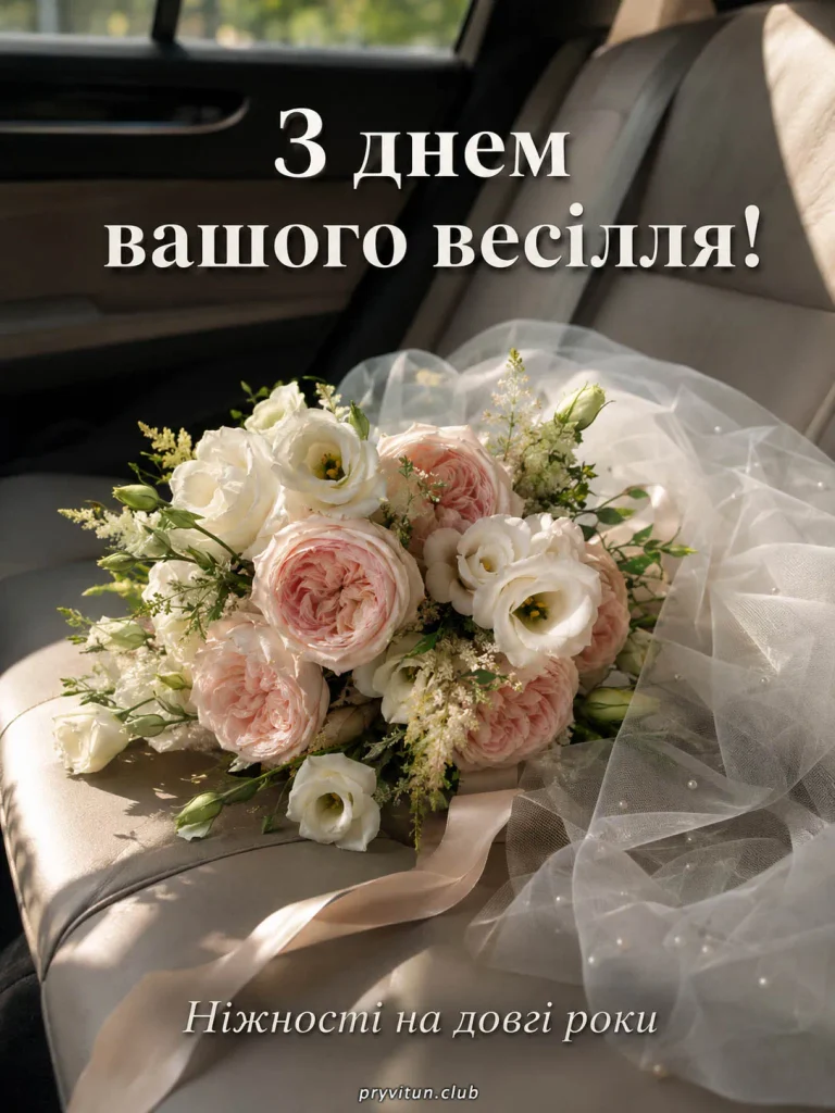 Вітаємо прекрасних молодят