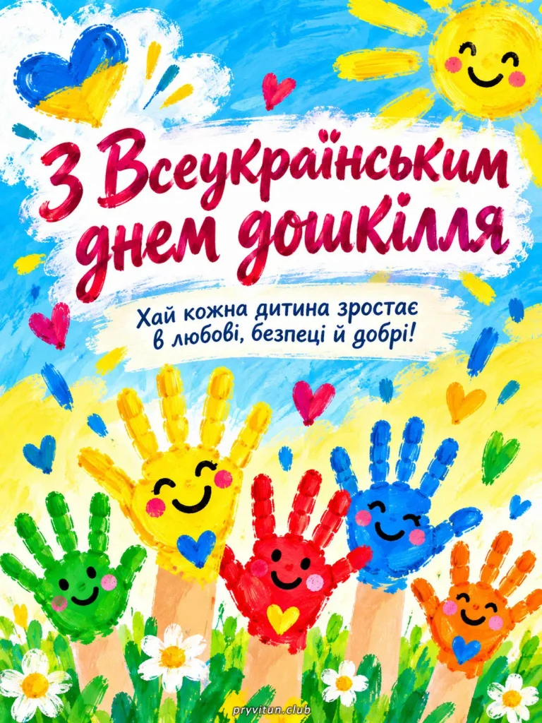 Вітаємо вихователів з Днем дошкілля
