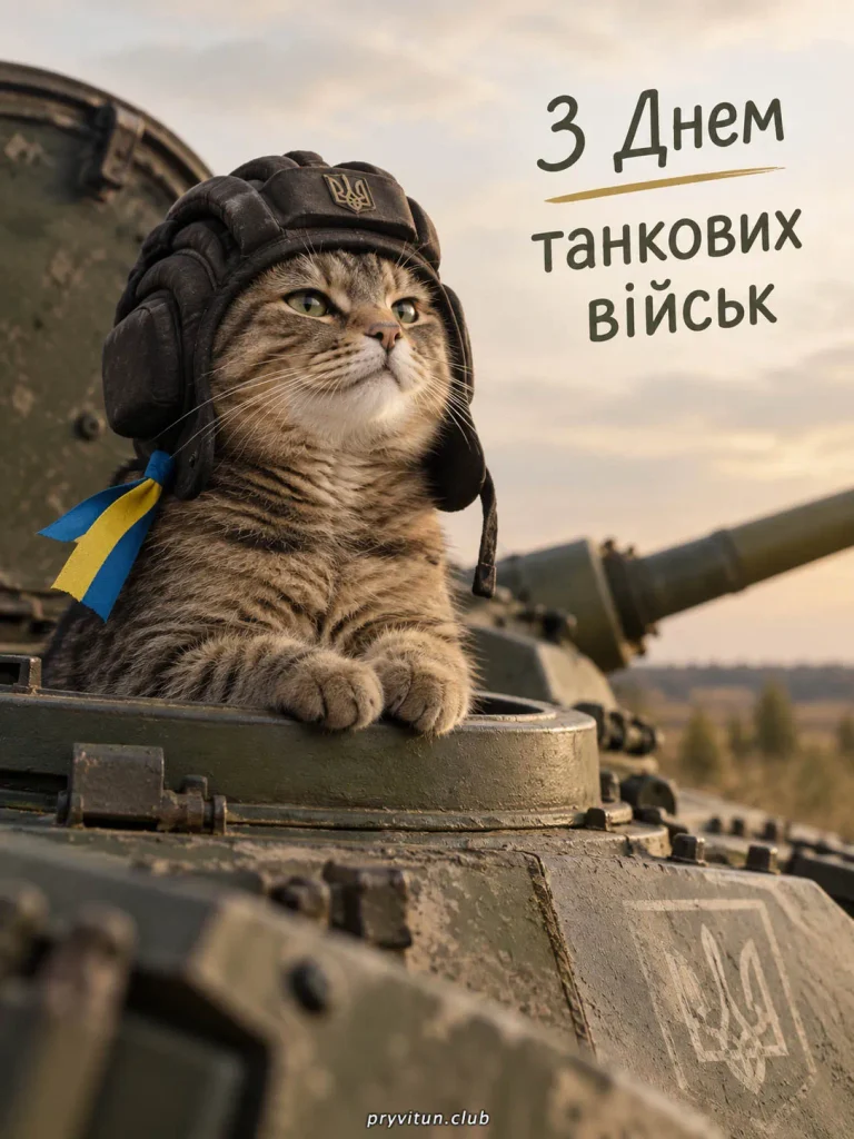Вітаємо з Днем танкіста та танкових військ