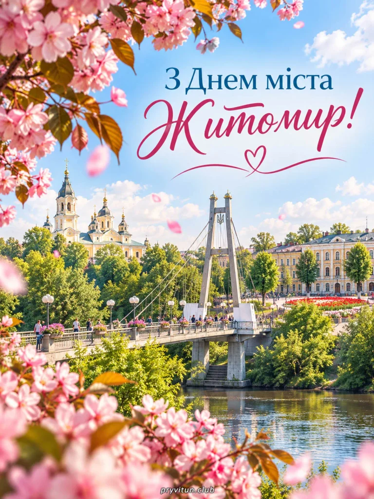 Вітаємо житомирян з Днем міста