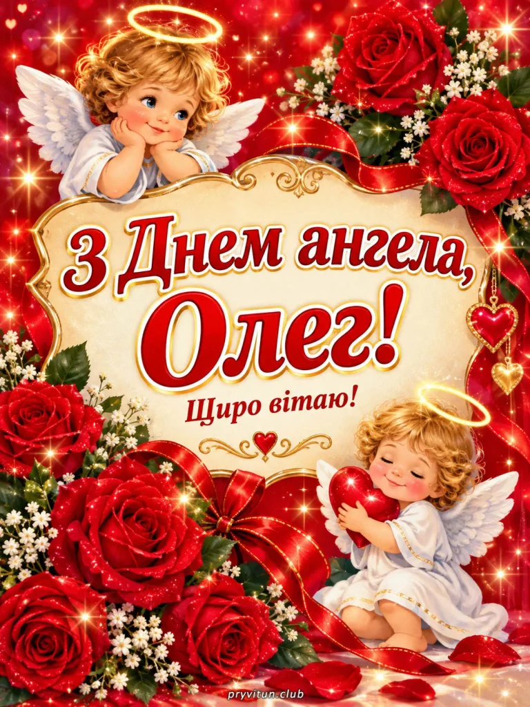 Вітаю з Днем ангела, Олеже