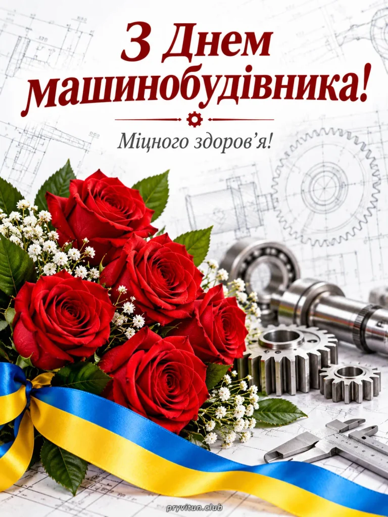 Вітаю з Днем машинобудівника
