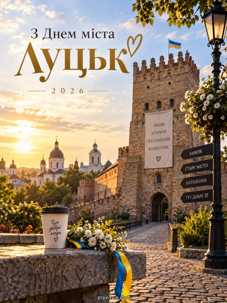 Вітаю з Днем міста Луцька