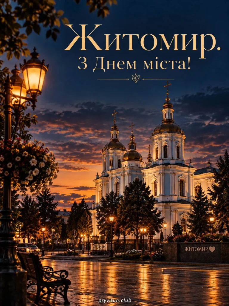 Вітаю з Днем міста Житомира