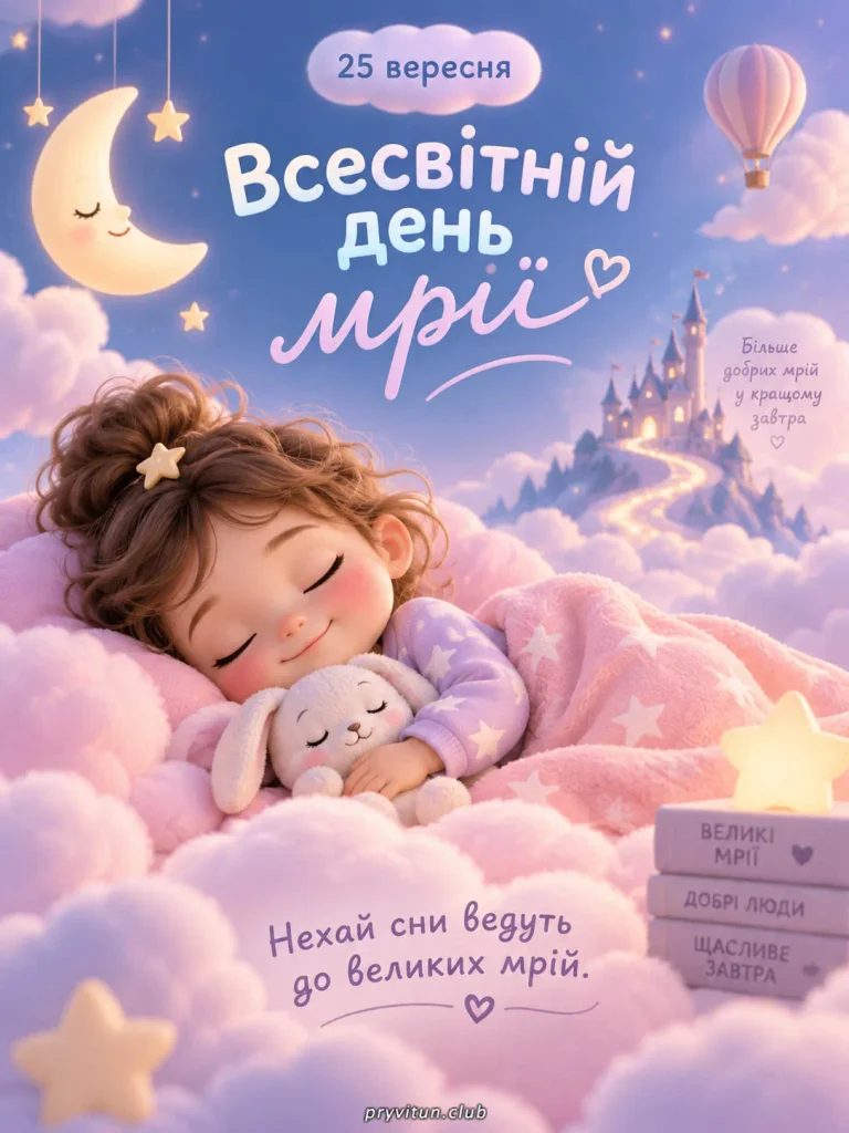 Вітаю з Днем мрії