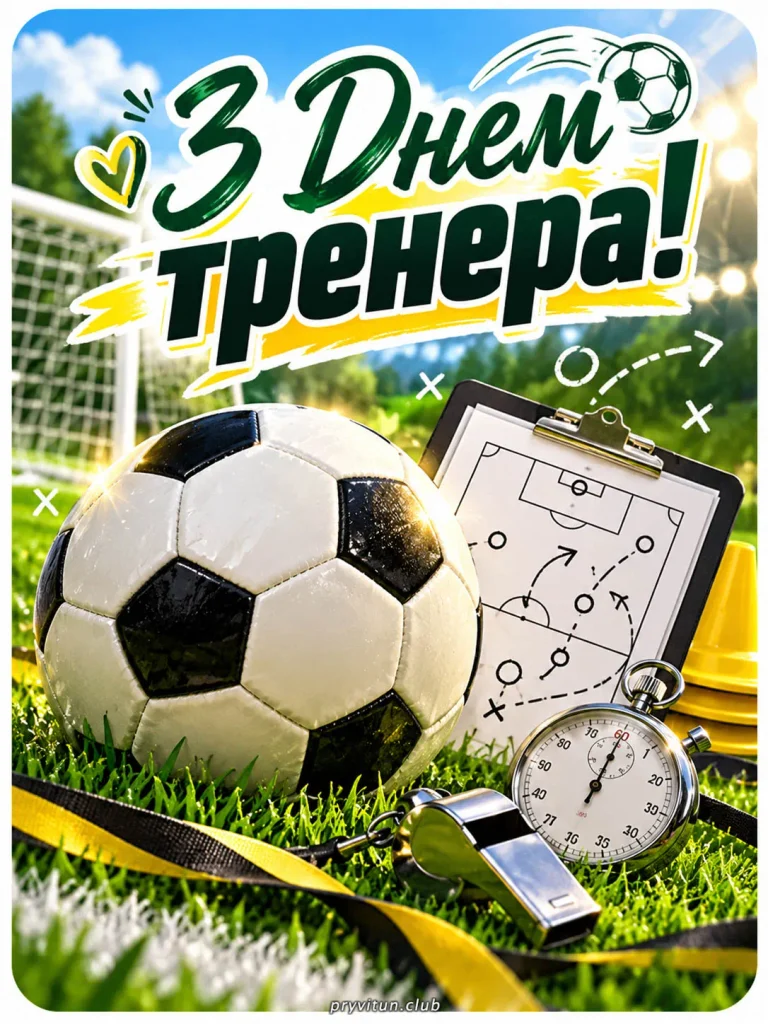 Вітаю з Днем тренера