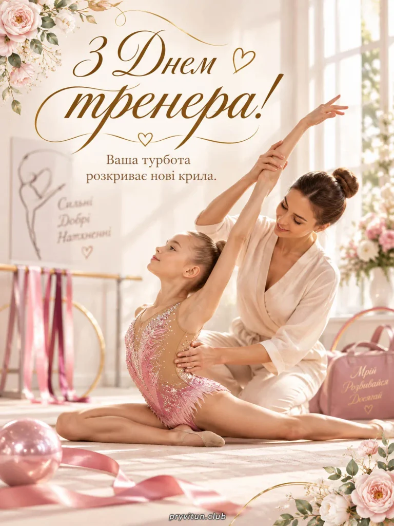 Вітаю з Днем тренера
