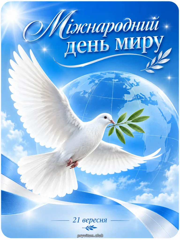 Вітаю з Міжнародним днем миру