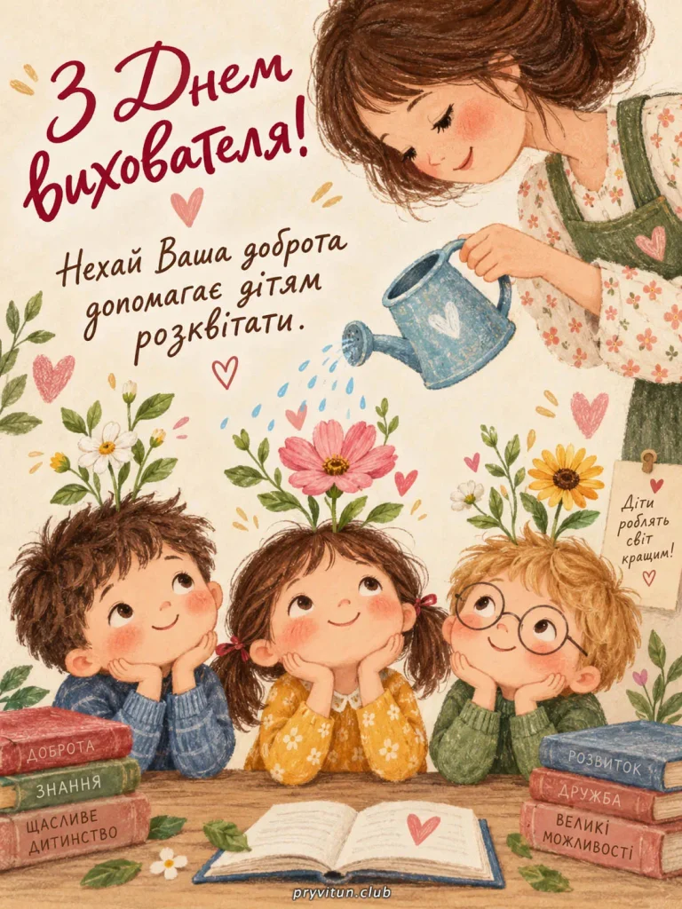 Вихователям — щира вдячність і повага