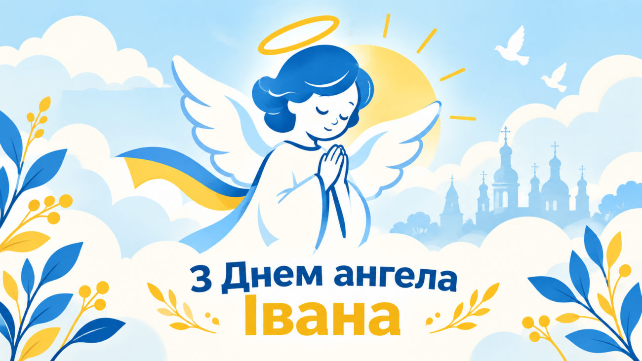 З Днем ангела Івана картинки, побажання та вітання