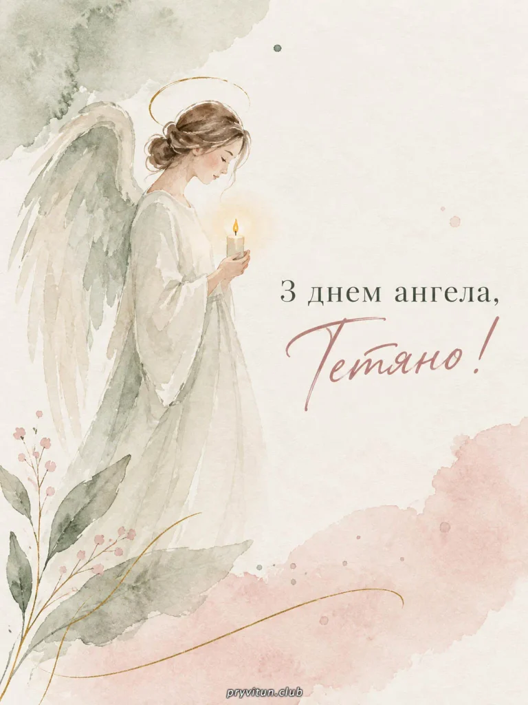 З Днем ангела та світлої долі, Тетяно