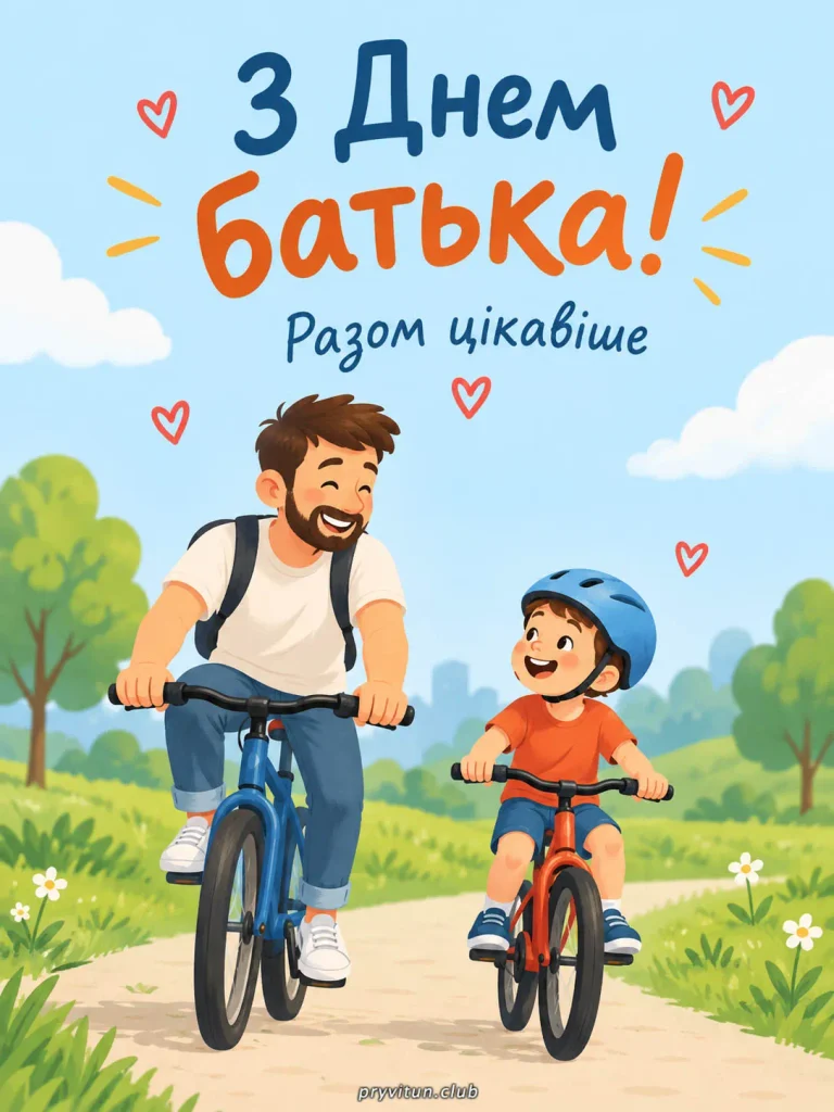 З Днем Батька та родинного затишку