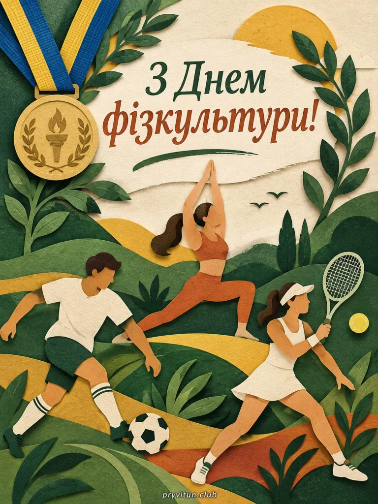 З Днем фізкультури та міцного здоров'я