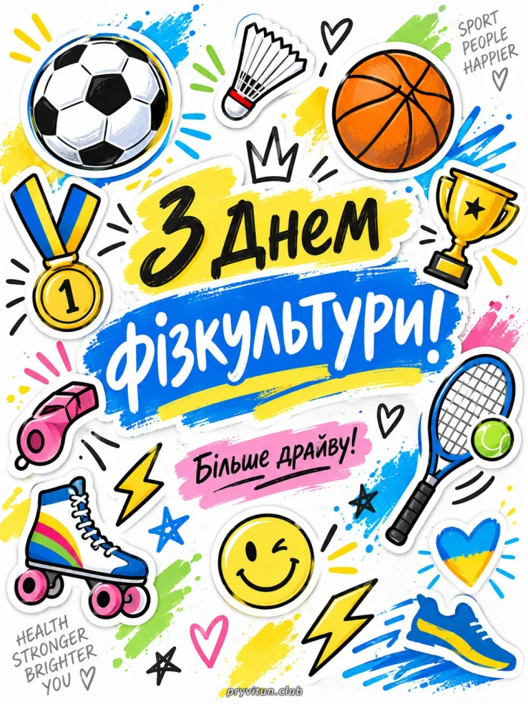 З Днем фізкультури та нових звершень