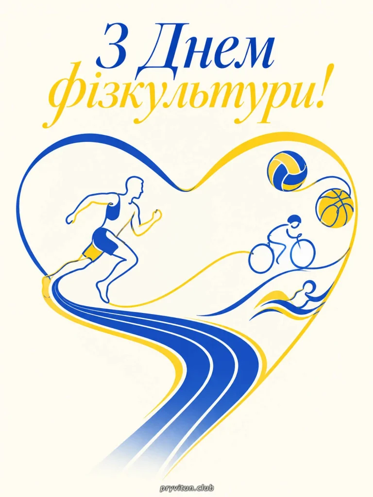 З Днем фізкультури від щирого серця