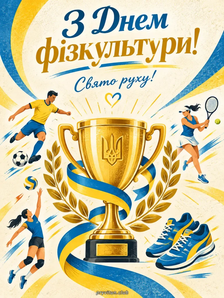 З Днем фізичної культури та спорту
