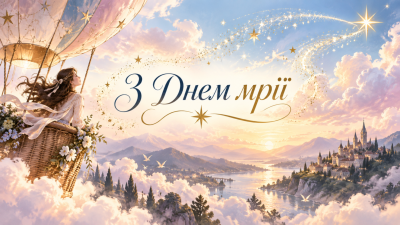 З Днем мрій: картинки, листівки та слова від душі