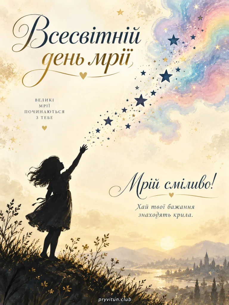 З Днем мрії та нових можливостей