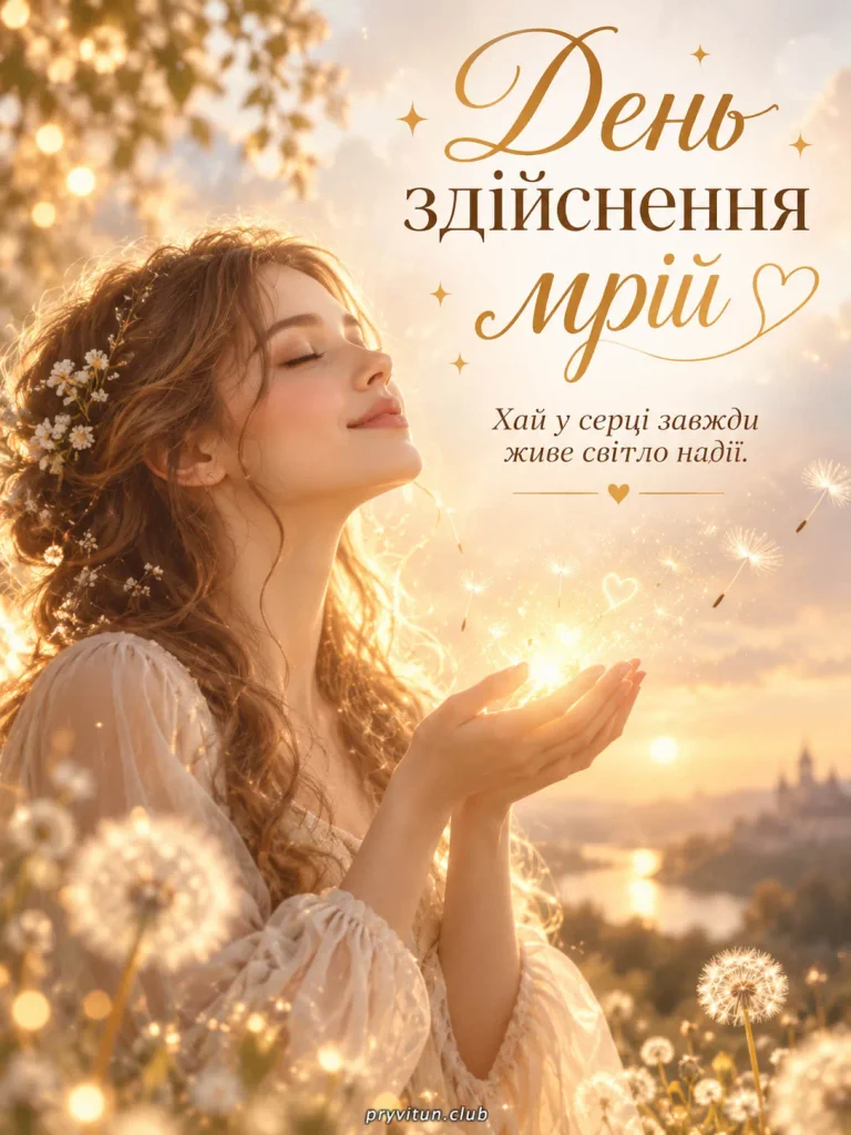 З Днем мрії та здійснення бажань