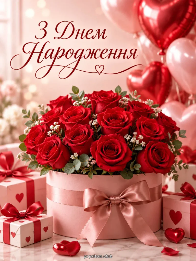З Днем народження, будь завжди щасливою