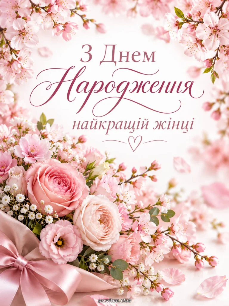 З Днем народження, прекрасна імениннице