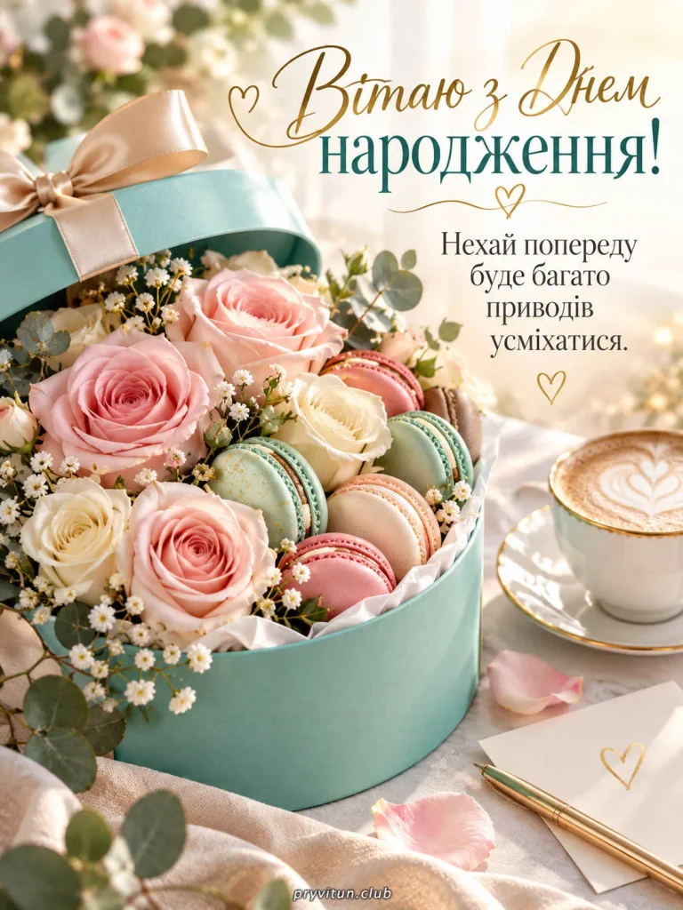 З Днем народження та безлічі приводів для радості