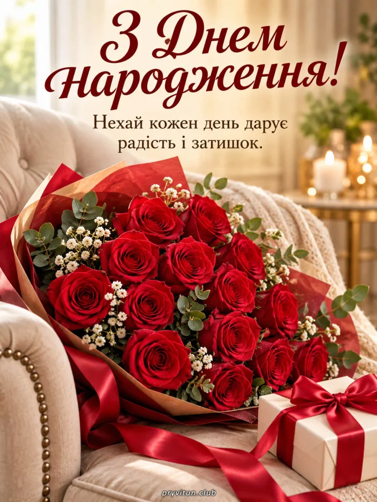 З Днем народження та світлої життєвої дороги