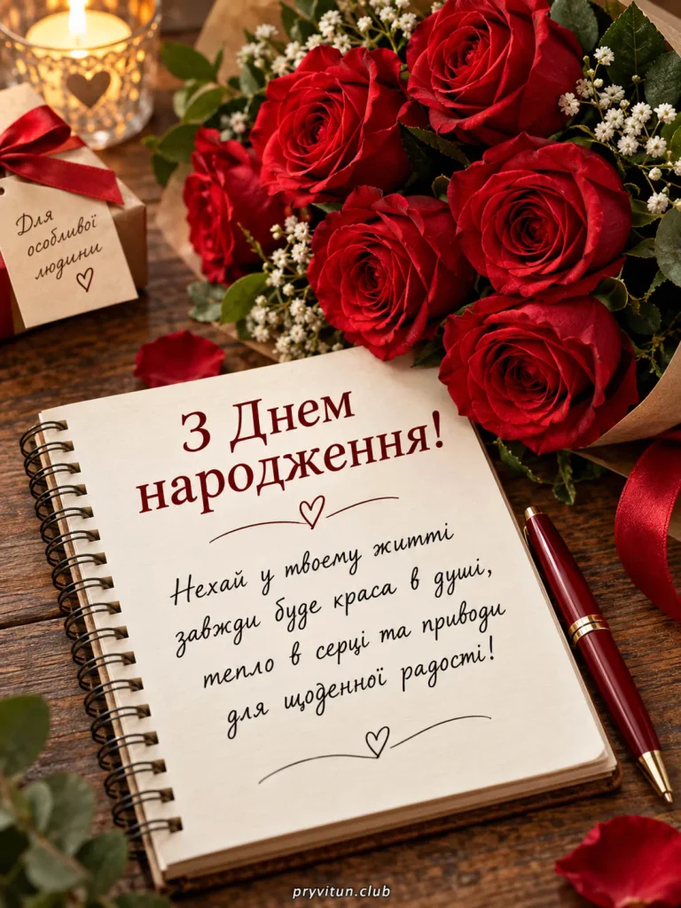 З Днем народження та світлої життєвої дороги