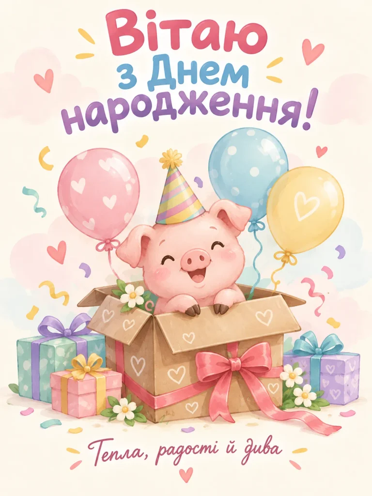 З Днем народження та веселих пригод