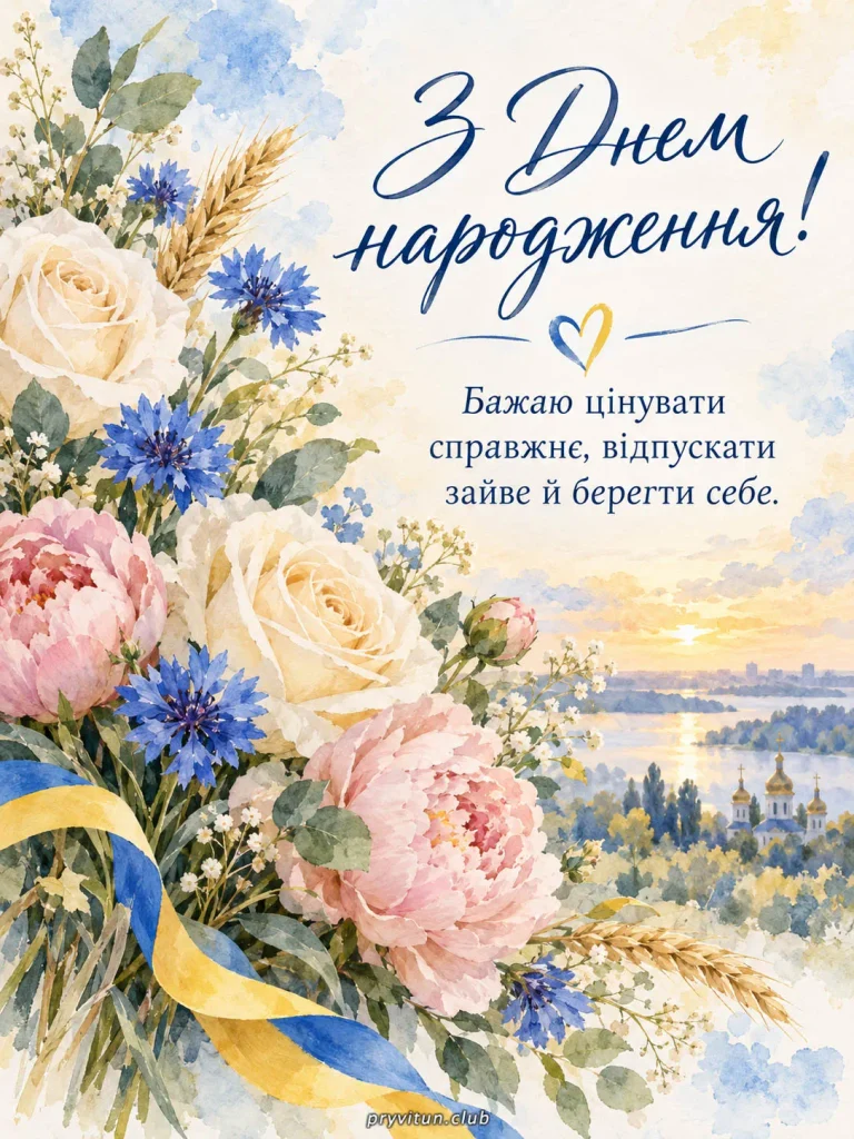 З Днем народження та внутрішньої гармонії