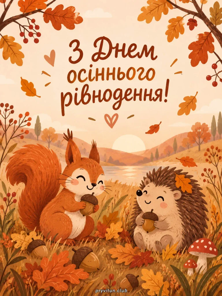 З Днем осіннього рівнодення