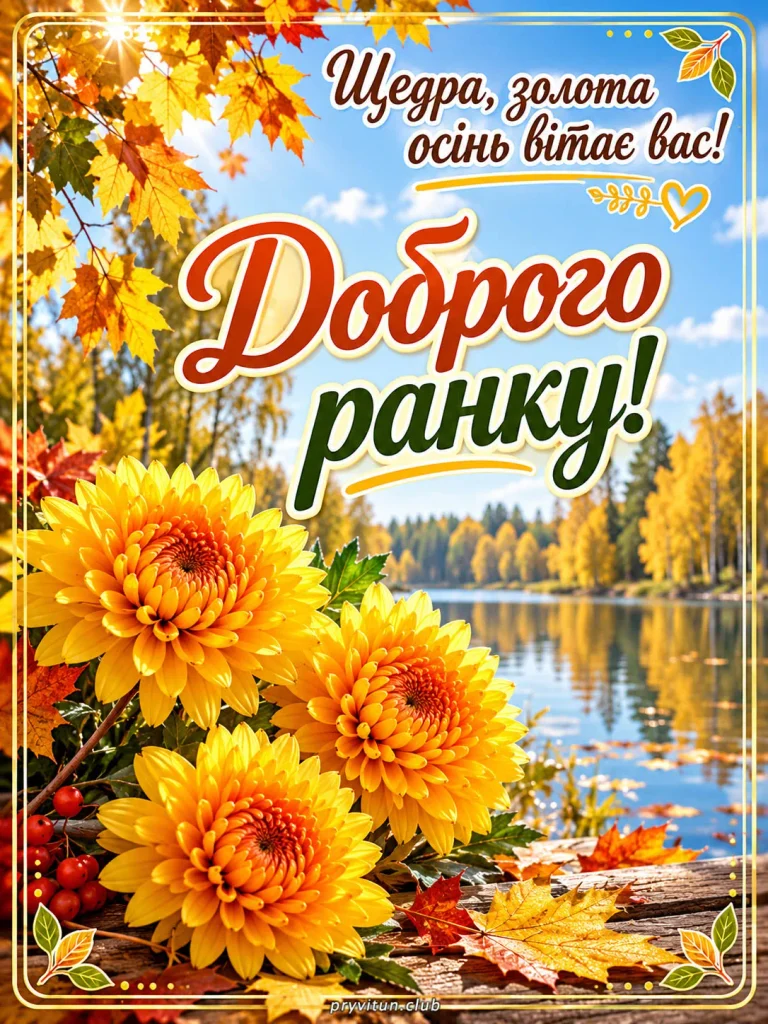 З Днем осіннього рівнодення та щедрої осені