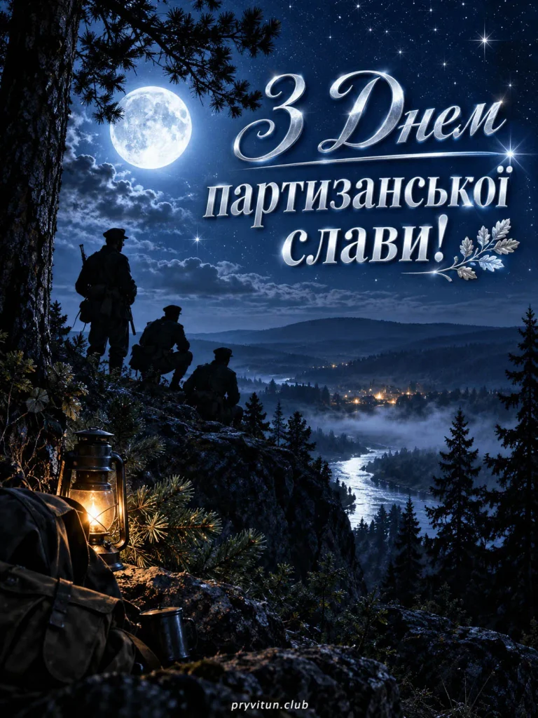З Днем партизанської слави та мирного неба