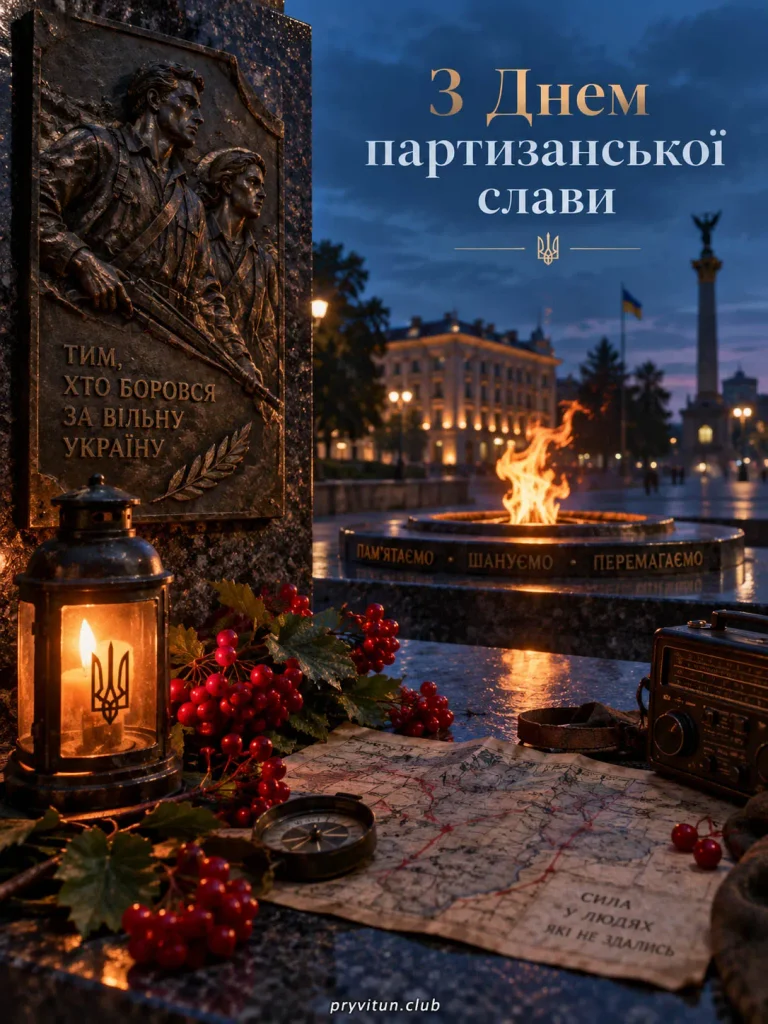 З Днем партизанської слави України