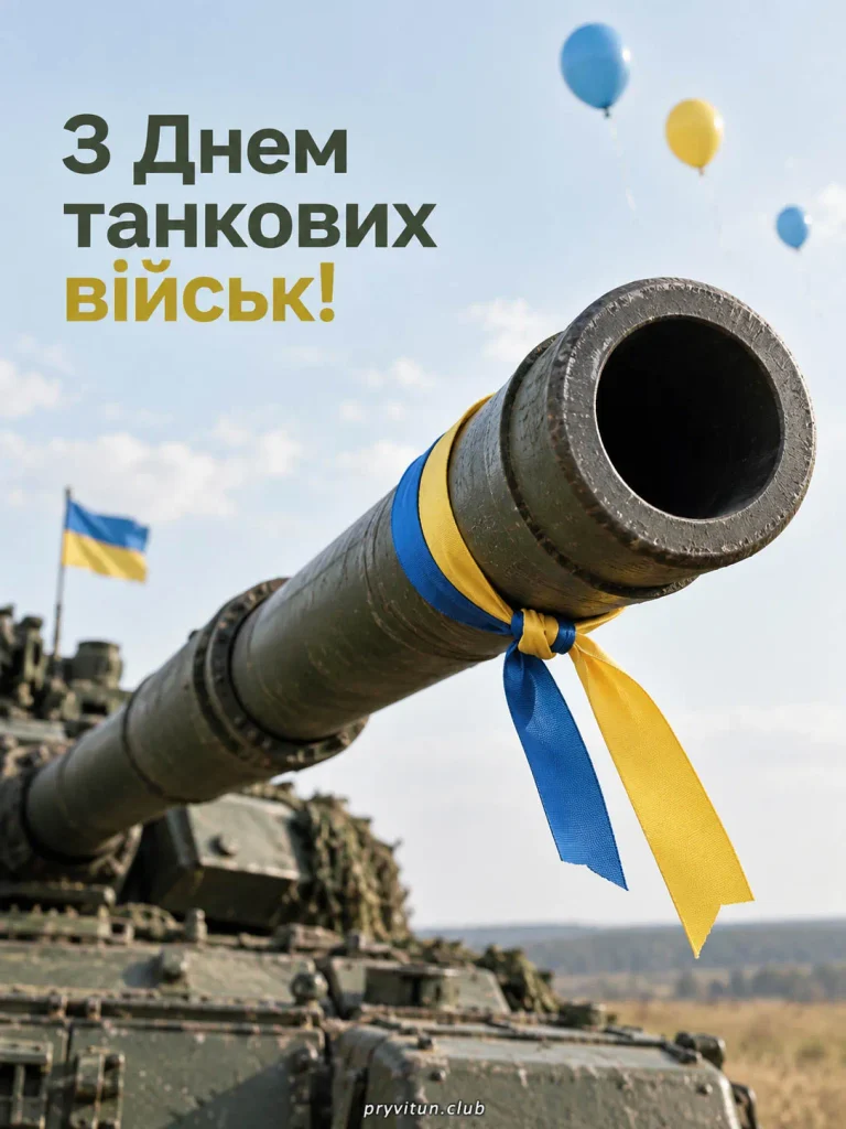 З Днем танкових військ та мирного майбутнього