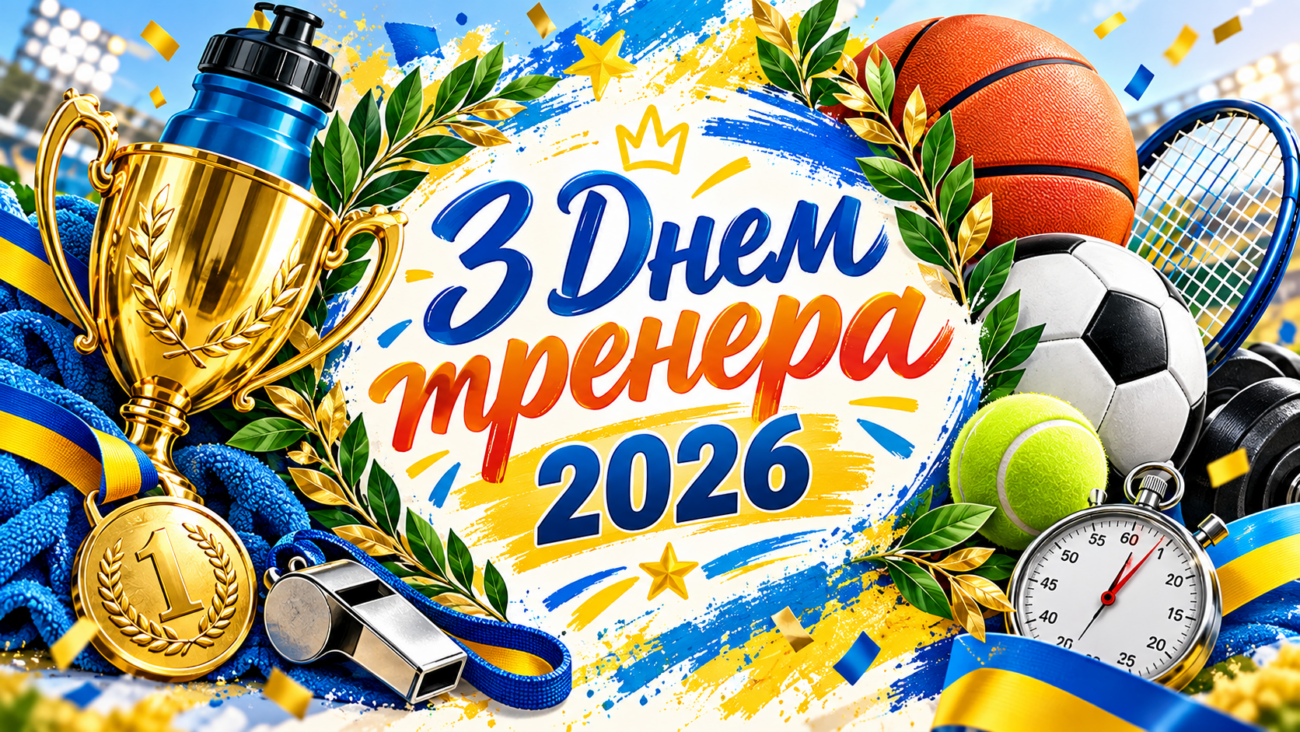 З Днем тренера 2026 красиві привітання, картинки та листівки