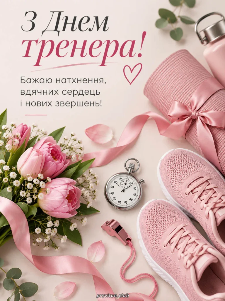 З Днем тренера та спортивного натхнення