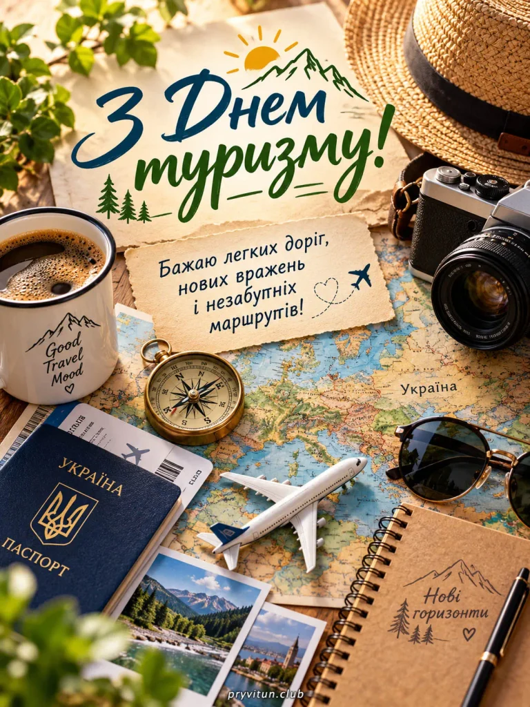 З Днем туризму та нових відкриттів