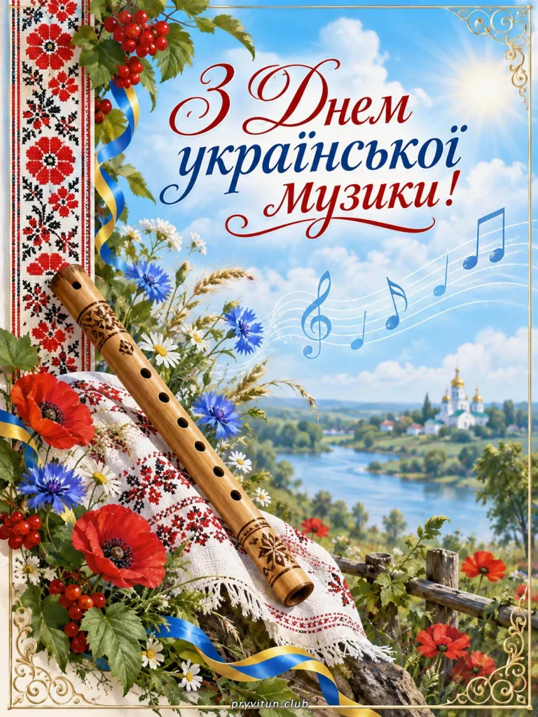 З Днем української музики та натхнення