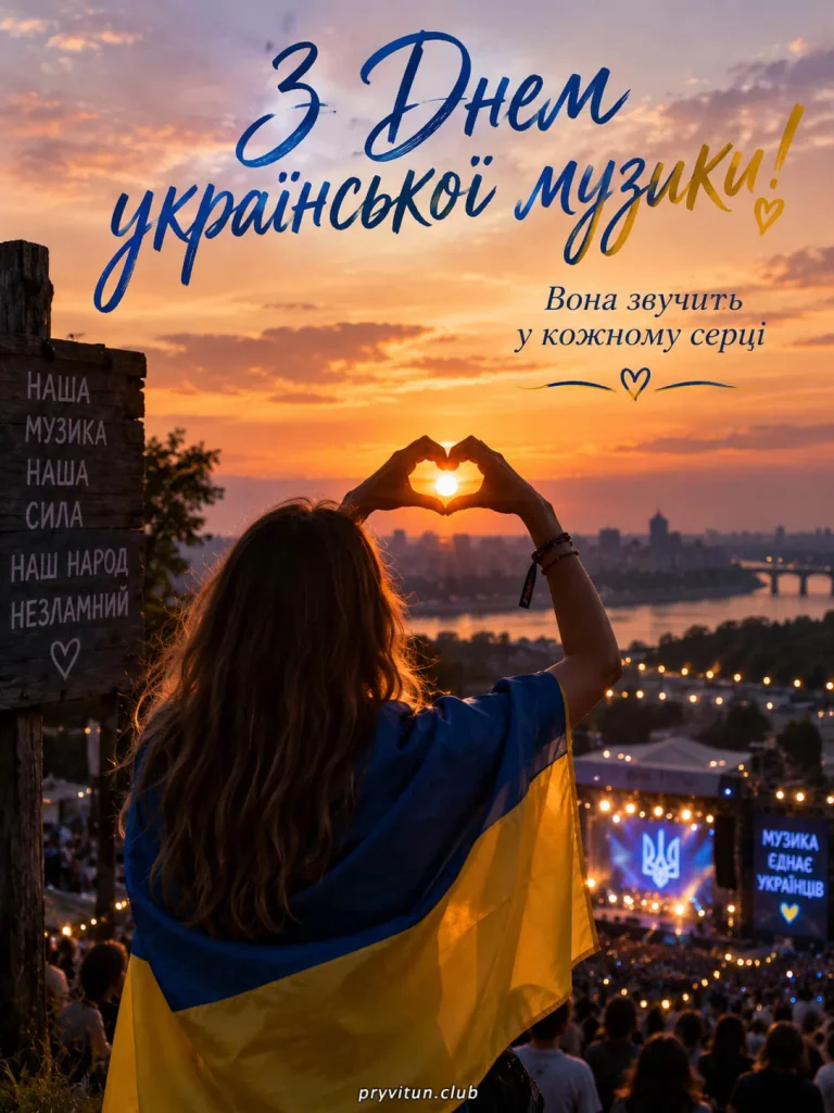 З Днем української музики від щирого серця