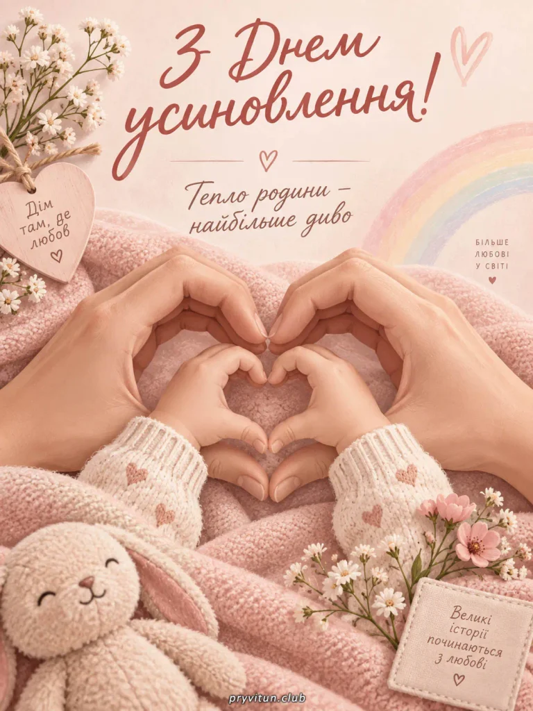 З Днем усиновлення та сімейного тепла