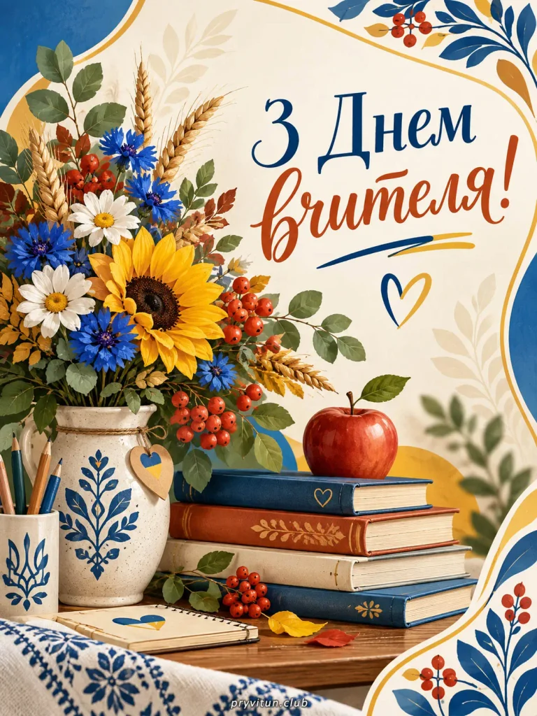 З Днем вчителя та творчого натхнення