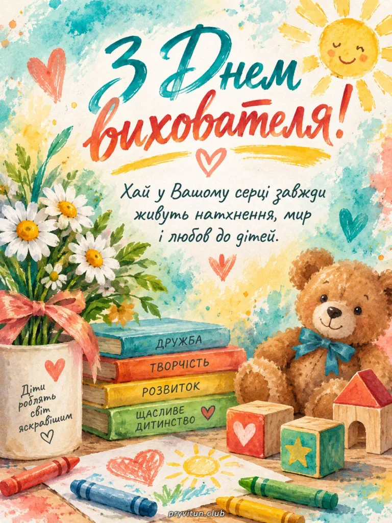 З Днем вихователя