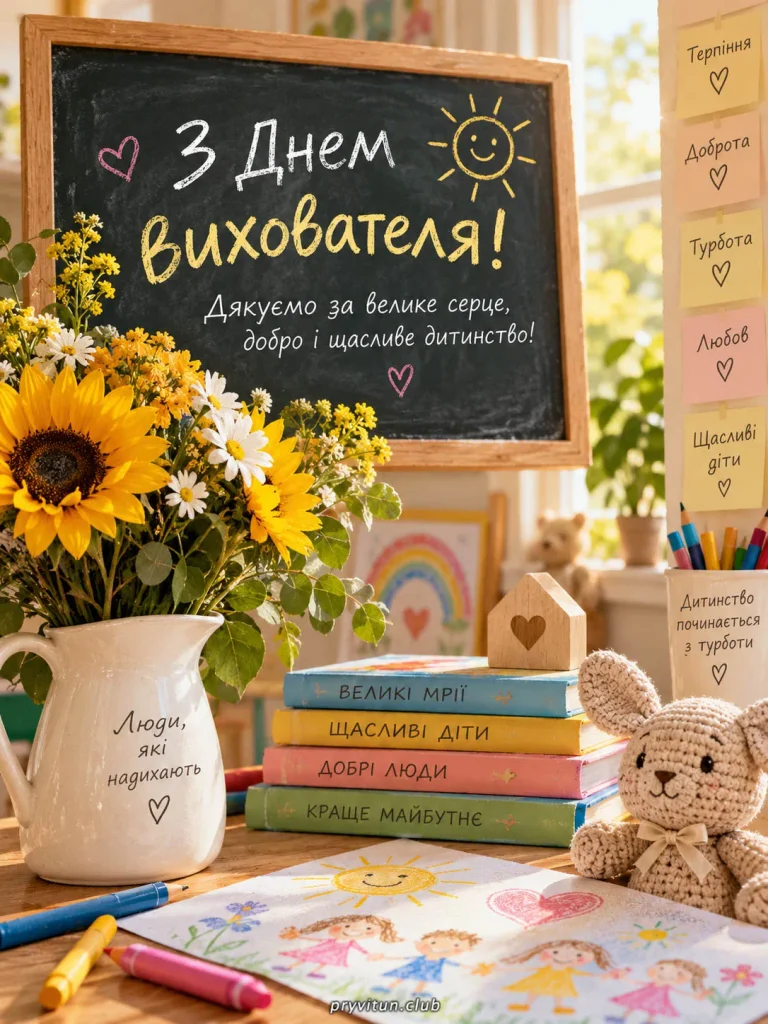 З Днем вихователя та творчого натхнення