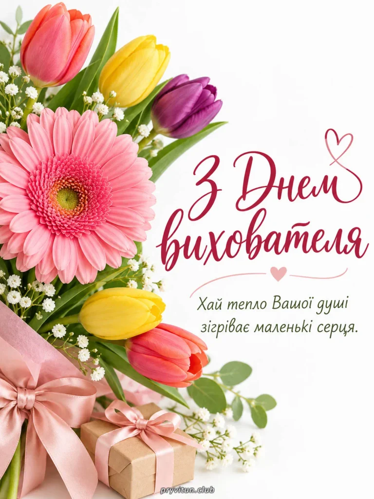 З Днем вихователя від щирого серця