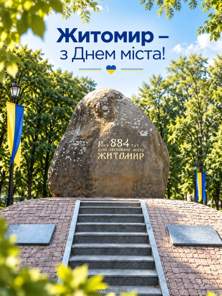 З Днем Житомира та світлого майбутнього