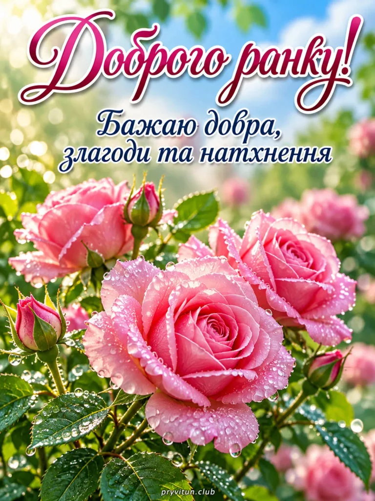 З добрим ранком і тихого дня